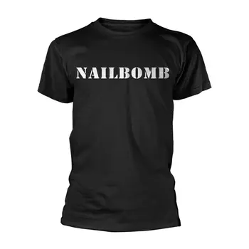 CRNA majica NAILBOMB - GUBITNIK s malim po cijeloj površini sprijeda i straga