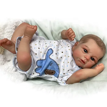 45 CM Elijah Genesis Artist Paint Bebê Reborn Individualne Lutke Realne Igračke Za Novorođenčad Muñecas Reborn