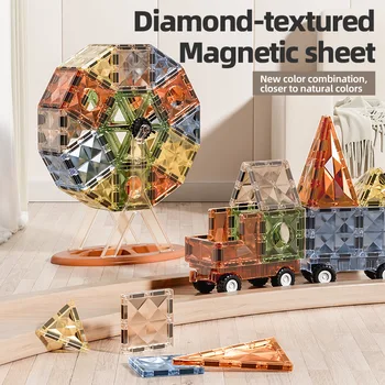 4D Diamond Linija u Boji Prozor Magnetni Blokovi DIY Construction Set djeca Obrazovne Igračke Montessori