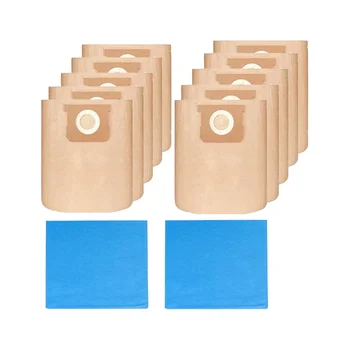 19-3100 Vakuum vrećice za mokro/suho čišćenje Stanley Shop Vac kapaciteta 5-6 litara Jednokratne vrećice za prašinu filter za Višekratnu upotrebu 19-1500