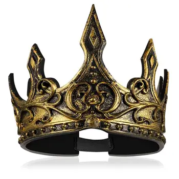 1 kom. Kraljevska Kruna Na Halloween, Diplomski, Royal Crown, Muški Šešir za косплея, 3D Soft Srednjovjekovna Royal Crown
