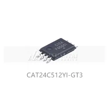 10 kom./lot CAT24C512YI-GT3 CAT24C512YI Obilježavanje C12A Serijski EEPROM-I2C 512K-bitni 64K x 8 2,5 V/3,3 V/5V 8-Pinski konektor TSSOP T/R Novi