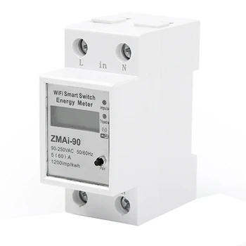 Novi Tuya WIFI Smart Switch Brojilo energije Smart Telefon Remote Switch counter Timer Snaga vat-sat metar Napon Trenutni monitor
