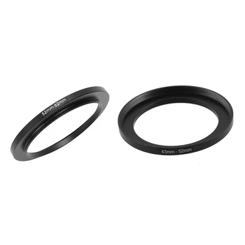 Popravak kamere Od 43 mm Do 52 mm Metalni step-up Adapter Ring Filtera i 52 mm 62 mm 52 mm Do 62 mm Crna step-up Adapter Ring