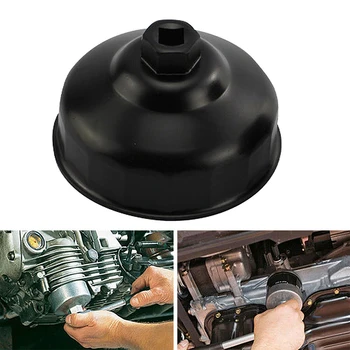 86 mm 16 Grooving Aluminijski filter ulja iščašenje Alat za uklanjanje gnijezda Auto Oprema Crna zamjena motornog ulja Za skidanje čeonog ključa