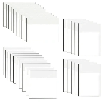 Set prozirnih bilježnice za bilješke 30ШТ, 3 veličine, vodootporan, самоклеящийся, proziran, transparentan skup za bilješke za školu i ured