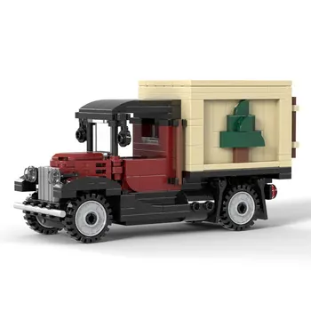 Božićni kamion-jelka MOC-126375, model vozila, igračke, kompatibilne s Legoeds, božićni poklon-puzzle 