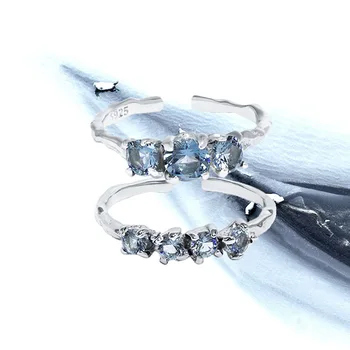 VENTFILLE Srebro prsten s цирконием za žene, trendy ženske univerzalne otvaranje nakit, poklon za rođendan, izravna nabava, prodaja na Veliko