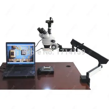 AmScope donosi стереомикроскоп s артикуляцией 3,5 X-90X 54 led + digitalna kamera 1,3 MP