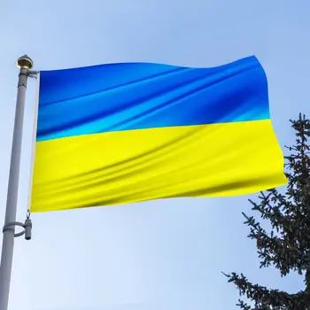Zastava Ukrajine Nacionalna zastava Banner Uredski aktivnosti Parada Festival Ukras kuće Ukrajina Prerađeno materijal Zastave zemlje