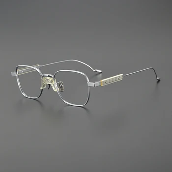 Novi modni klasična okvira za naočale, gospodo dizajnerske optički naočale od čistog titana pri kratkovidnosti za čitanje ženske trg personalizirane naočale
