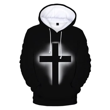 Nova majica Christian Jesus s 3D ispis, majica unisex, majica Love Christian Streetwear, veste s križem, veste оверсайз