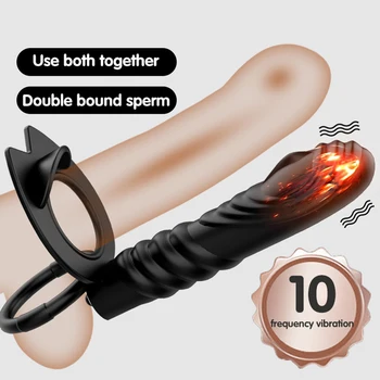 Sex shop Double penetration, Analni čep, dildo, Velike analni čep, vibrator za muškarce, penis sa страпоном, Vaginalni pluta, seks-igračke za odrasle za parove