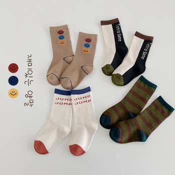 Dječje čarape za dječake od 3 do 12 godina, jesen-zima, sportske čarape s natpisom 