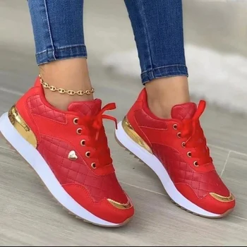 2023 Ženske patike Mrežaste kolaž ženske cipele na ravne cipele sa uvezivanje Ulica cipele za trčanje i hodanje Udoban prozračna ženske cipele