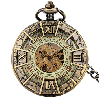 Stari džepni sat-pauk, Brončani Automatski Privjesak-lanac, sat-privjesak sa Rimskim brojevima, brojčanik, Jedinstvene predmete na godišnjicu braka