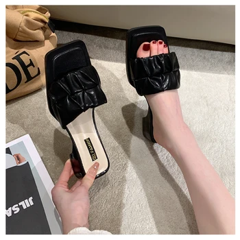 Ženske cipele, Vođa prodaje 2023 godine, sandale, Ženske papuče, Ljetni običan modni Nove papuče ravnim cipelama s trga vrhom, Chaussure Femme