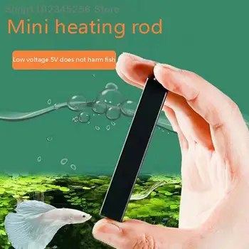 1 kom. Mini akvariju grijač snage 5/10 W, USB punjenje za akvarij s malom ribom, Uštedu energije Pribora za zaštitu od pregrijavanja