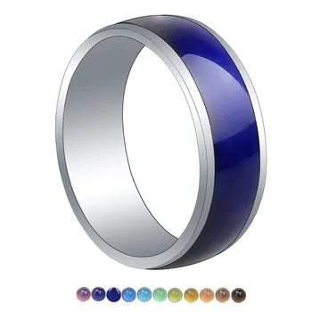 Jednostavno prsten raspoloženja osjetljiva na temperaturu, mijenja boju, prsten emocija, prsten raspoloženja, prikaz koji želite urediti prsten temperature za djecu