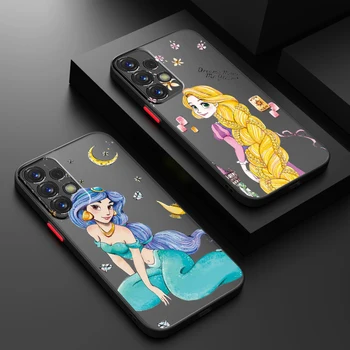 Torbica za telefon Princeza Rapunzel Disney za Samsung Note 20 10 A03 A54 A31 A22 A70 A34 A14 A24 A04 5G Ultra Mat Proziran