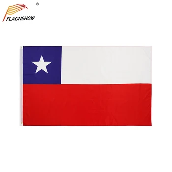 Flagnshow Zastava Čile 3X5 METARA Visi Nacionalne Zastave Čileu od Poliestera Латунными Люверсами