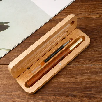 12ШТ Prirodne Boja Drveni Držač Olovke su Ručno izrađene, Drvena kutija za olovke Sklopivi Pretinac Pisaćeg Pribora Uredski Školski Pribor
