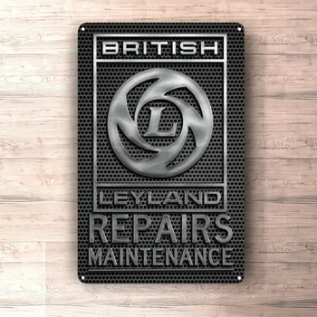 Stan Metalni Plakat, Жестяная Firma (Bez 3D) - British Leyland Repairs, Znak održavanje, Metalni Znak za Garaže, Pećine Osobe