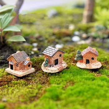 Mini Figurica lutkine Kamena Kuća Vrtna dekoracija Mikro Nevjerojatan Krajolik Vrt Dom Malena Ukras za dom Smola