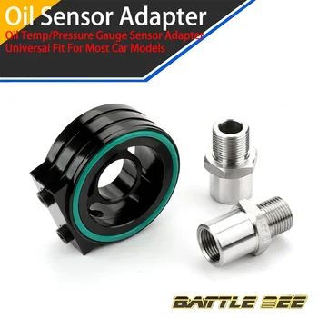 Karakteristike modifikacija automobila Univerzalni adapter senzor temperature ulja senzor pritiska priključak osjetnika ulja od lijevanog aluminija sa CNC