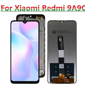 Za Xiaomi Redmi 9A 9C NFC M2006C3MNG LCD zaslon osjetljiv na dodir i digitalni pretvarač sklop