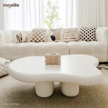 Čaj za kavu Nordic Cloud Minimalistički приставной stol za kućnu dnevni boravak Jednostavan nepravilnog kremast oblik Kreativni stol Stolice namještaj