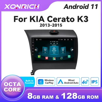8 GB, 128 GB i Carplay Android 11 Auto Radio Multimidia video Player GPS Za KIA Cerato K3 Forte 2013 2014 2015 AI Glasovno Upravljanje DSP