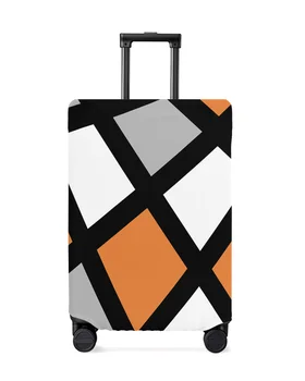 Geometrijski Kvadratnom torbica za prtljagu, fleksibilna torbica za kofer, vrećica za prašinu za prtljage, torbica za 18-32-inčnog kofera, organizator putovanja