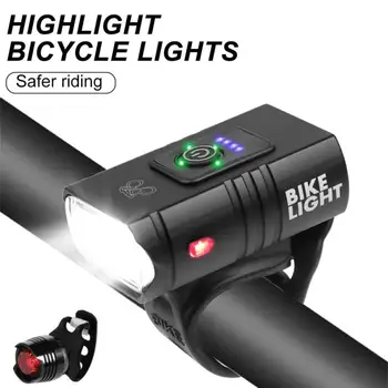 Led biciklistička fenjer 1000LM, USB baterija indikator napajanja, Prednja lampa za brdski шоссейного bicikla, Svjetiljka, biciklističke svjetla, pribor