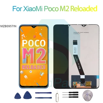 Za XiaoMi Poco M2 Reloaded Zamjena zaslona 2340*1080 MZB0957IN Poco M2 Reloaded LCD Touchscreen Digitalizator