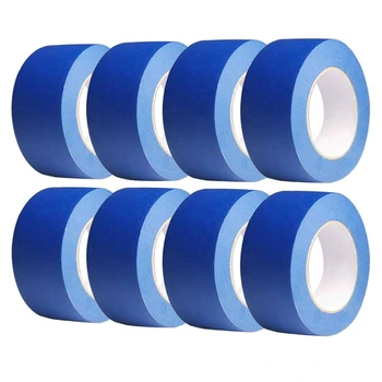 8 komada samoljepljiva traka širine 2 cm, plave ljepljive trake, papir za opće namjene