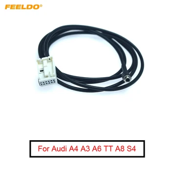 FEELDO 1pc Auto-3,5 mm Priključak Za audio izlaz AUX-IN Kabel Adapter za Audi A4 A3 A6 TT A8 S4 Cijev, Ožičenje