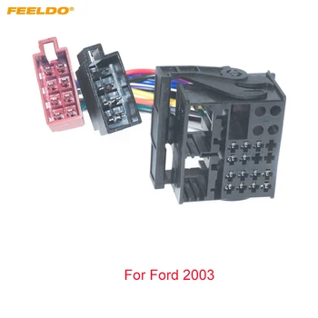 FEELDO Auto-Radio Audio ISO Ožičenje Adapter za Ford 2003 + Auto ISO Radio Uređaji Žica Napredno Kabel Pretvorbe