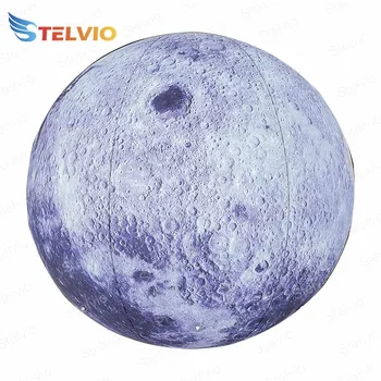 Napuhavanje Lunar loptu sa led pozadinskim osvjetljenjem/Zračni Planet Sunčevog Sustava, Igračka lopta za ukras