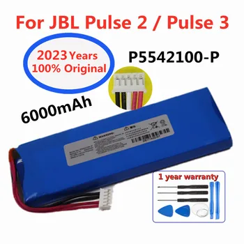 Novi Originalni Zvučnik Zvučnik Baterija Za JBL Pulse 2 Plus 3 Pulse3 Pulse2 P5542100-P 6000 mah bluetooth Zvučnik Bateria + Alata