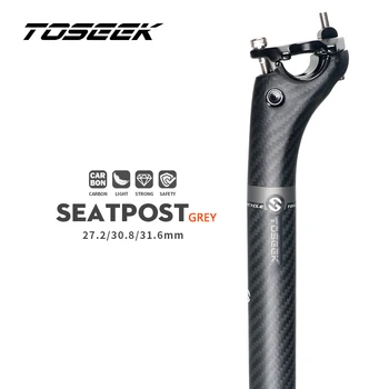 Sjedište post pin TOSEEK Carbon 3K Tkati Mat rasporedite 20 mm 27.2/30.8/31.6 Teleskopski Капельница Mtb 