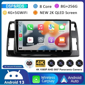 Android 13 Carplay Auto Uredjaj Za Toyota Previa 3 III XR50 Estima 2006-2019 Media Player Stereo GPS Glavna jedinica DSP