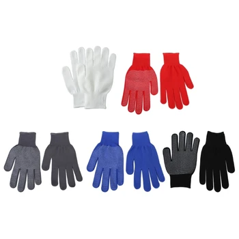 12 Parova radnih rukavica u jednom smjeru grašak s ručicom, pletene zaštitne rukavice za rad F2TC