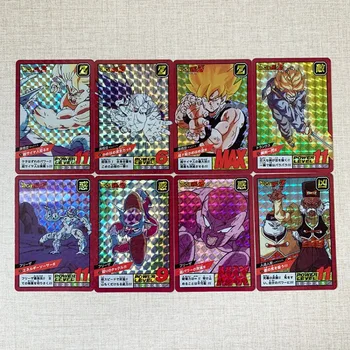 Uradi sam flash-kartu Dragon Ball 1th Son Goku Vegeta IV, set od 8 komada, zbirka anime, igre Božićni poklon