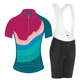 Nove Klasične ženske setove iz jerseya Pro Team kratkih rukava za biciklizma, Ljetna Prozračna odjeća za cestovne bicikle MTB, Biciklistička odjeća