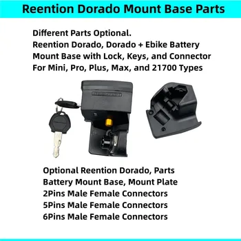 Utikač za spajanje baterije Reention Dorado Priključak Za spajanje baterije Reention Dorado Mini Pro Plus Max 21700 Postolje Za Pričvršćivanje baterije Donji Priključak Za spajanje baterije