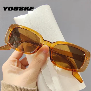 YOOSKE 2022 Mali Pravokutni Sunčane naočale Ženske Ins U Korejskom Vintage stilu Sunčane Naočale Ženske Cestovne Naočale UV400