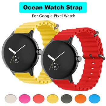 Remen Ocean za zamjenski remen Google Pixel Watch band silikon sportski narukvica za sat Correa za pribor Pixel Watch Band