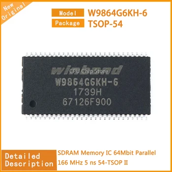 10 kom./lot Novi Originalni W9864G6KH-6 W9864G6 SDRAM Memory IC 64 Mb Paralelno 166 Mhz 5 ns 54-TSOP II