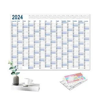 Kalendar 365 dana u godini Godišnji Cijele godine Veliki Kalendar za cijelu godinu Kalendar za 365 Dana Velike Плакатный kalendar za akademske aktivnosti